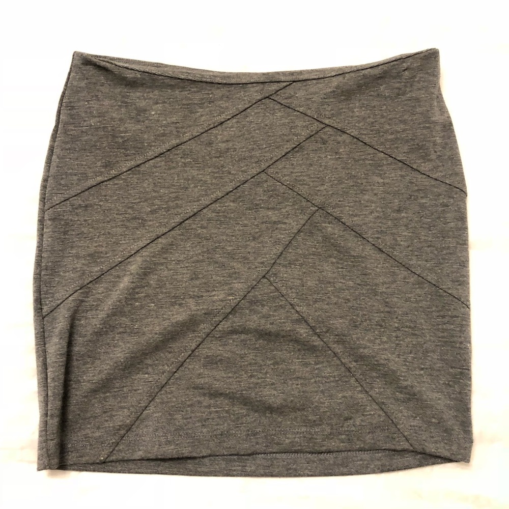 Grey Mini Skirt, Size M